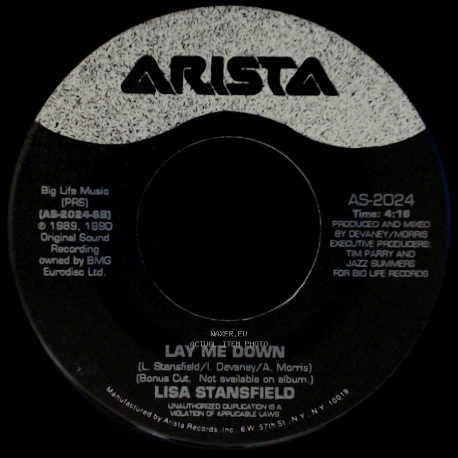 Lisa Stansfield - Lay Me Down / You Can't Deny It side A