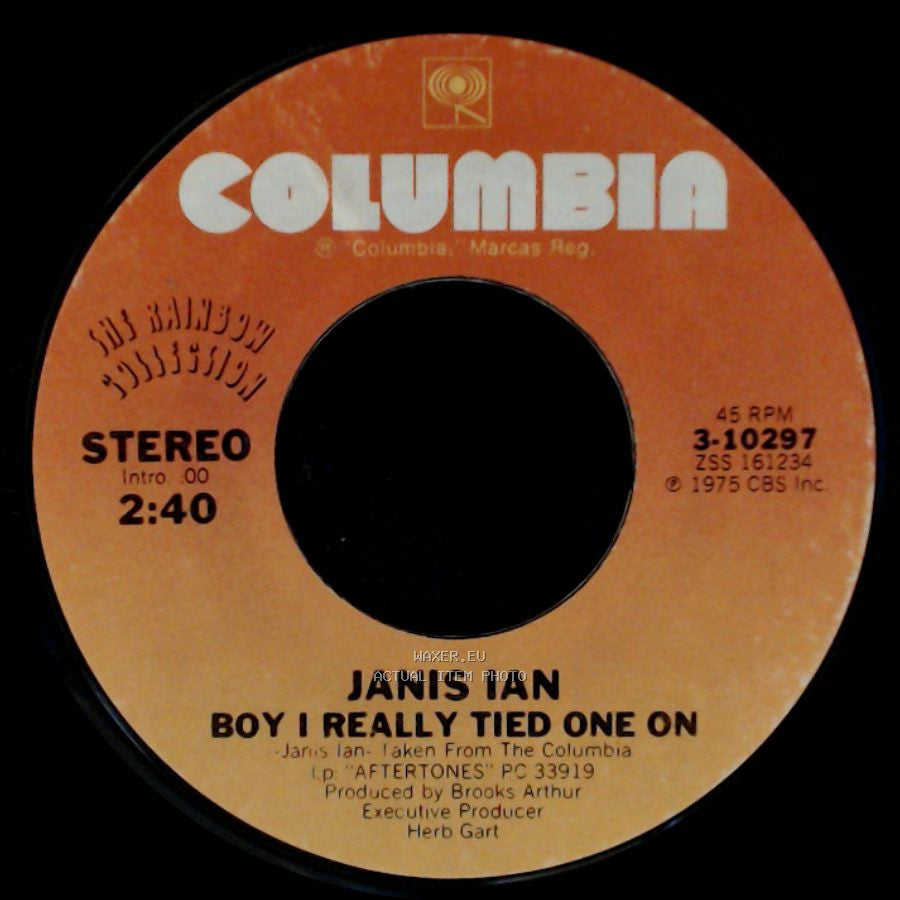 Janis Ian - Boy I Really Tied One On / Aftertones side A