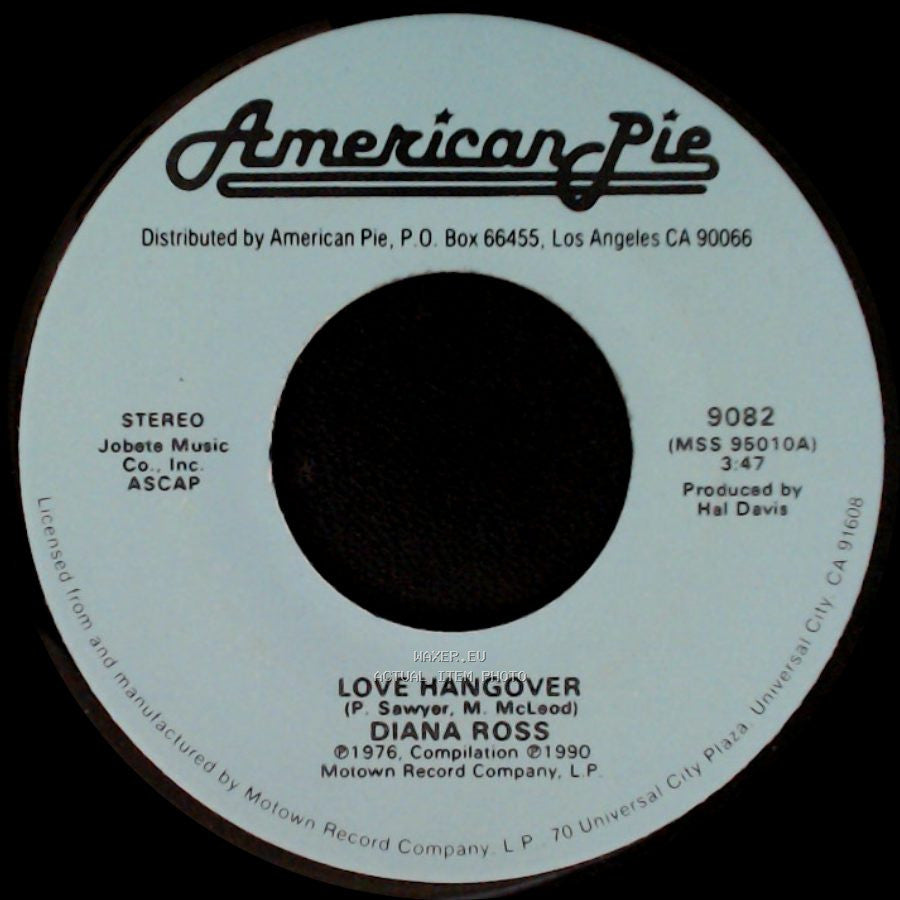 Diana Ross / Diana Ross & The Supremes - Love Hangover / In And Out Of Love side A