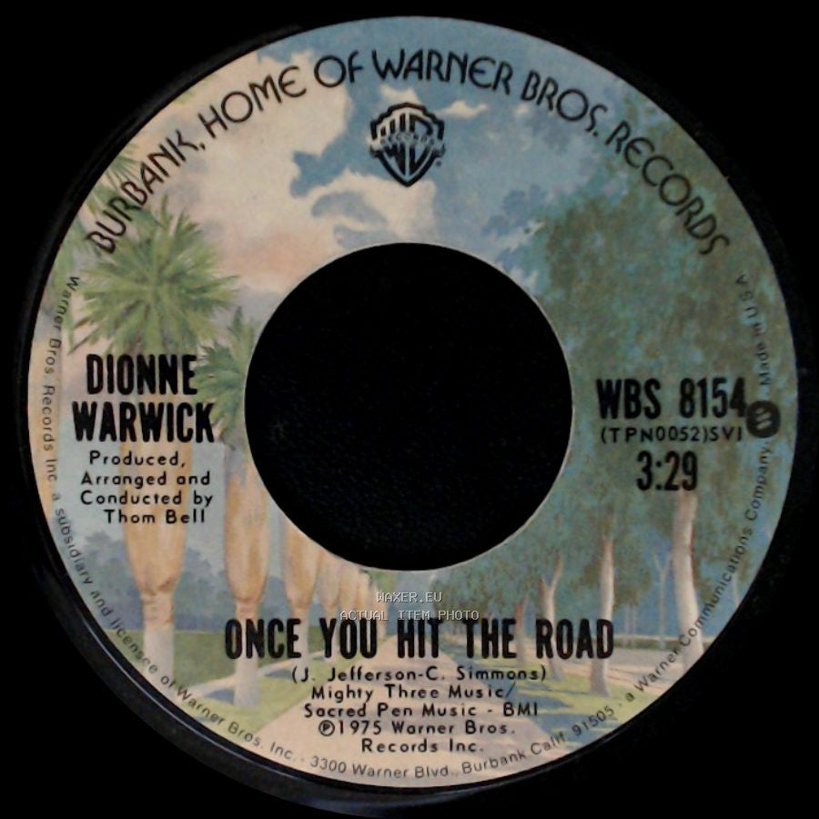 Dionne Warwick - Once You Hit The Road / World Of My Dreams side A