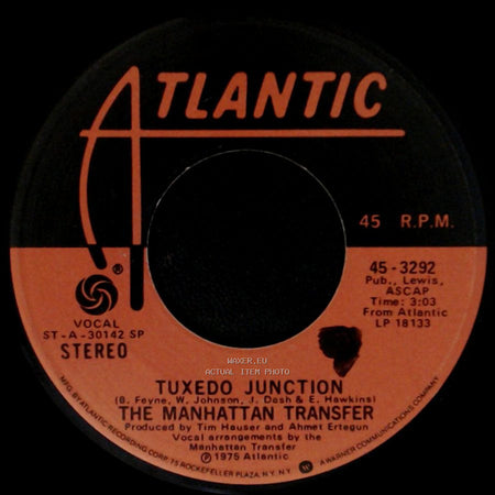 The Manhattan Transfer - Tuxedo Junction / Operator side A