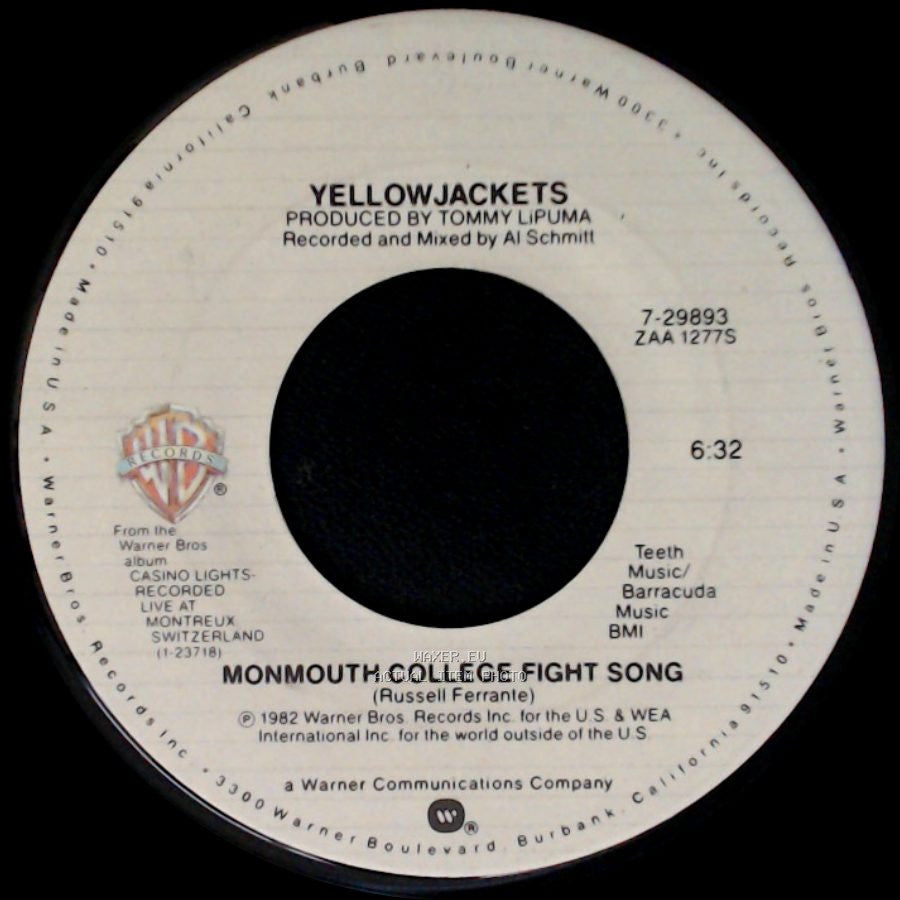 Al Jarreau And Randy Crawford / Yellowjackets - Your Precious Love / Monmouth College Fight Song side B