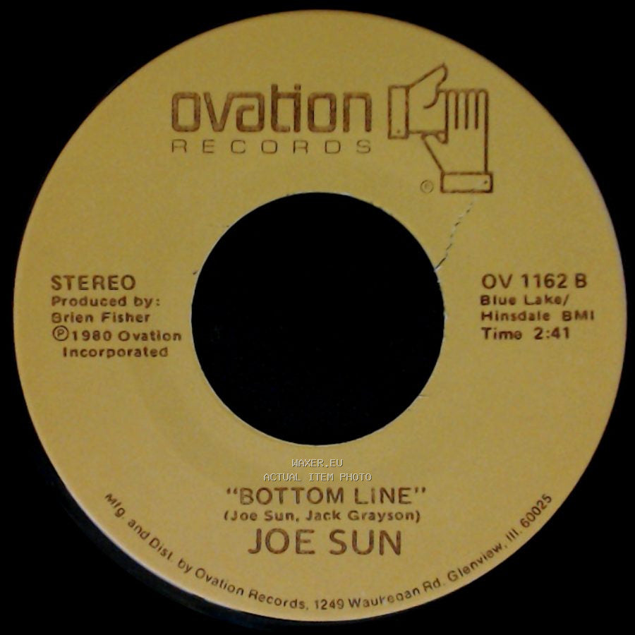 Joe Sun - Ready For The Times To Get Better / Bottom Line side B
