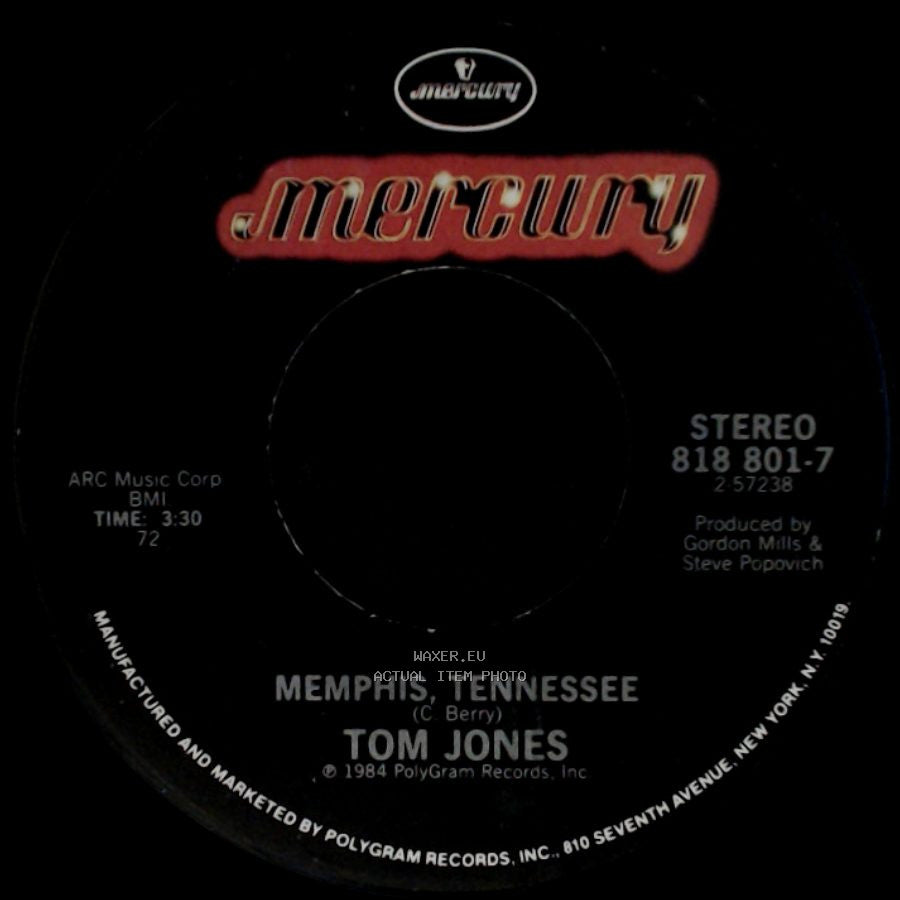 Tom Jones - Memphis, Tennessee / This Time side A