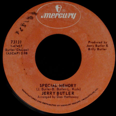 Jerry Butler - How Does It Feel / Special Memory side B