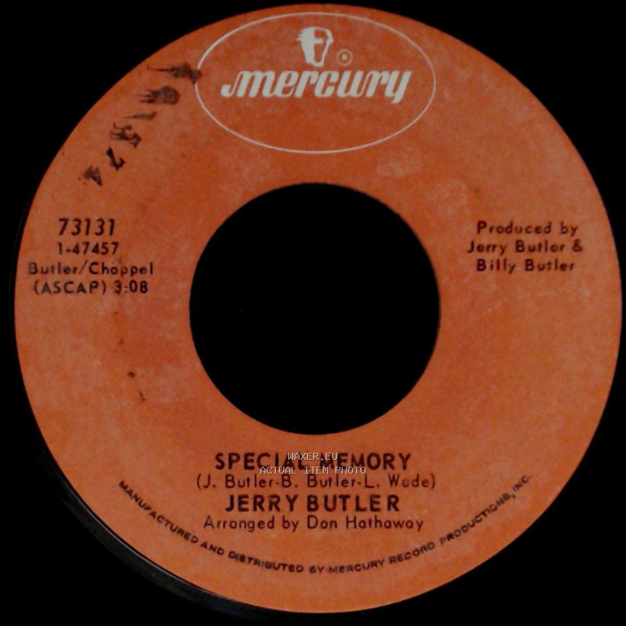Jerry Butler - How Does It Feel / Special Memory side B