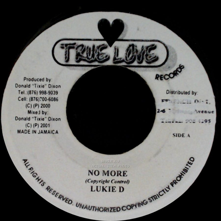 Lukie D / Ghandi - No More / Come Fi Talk side A
