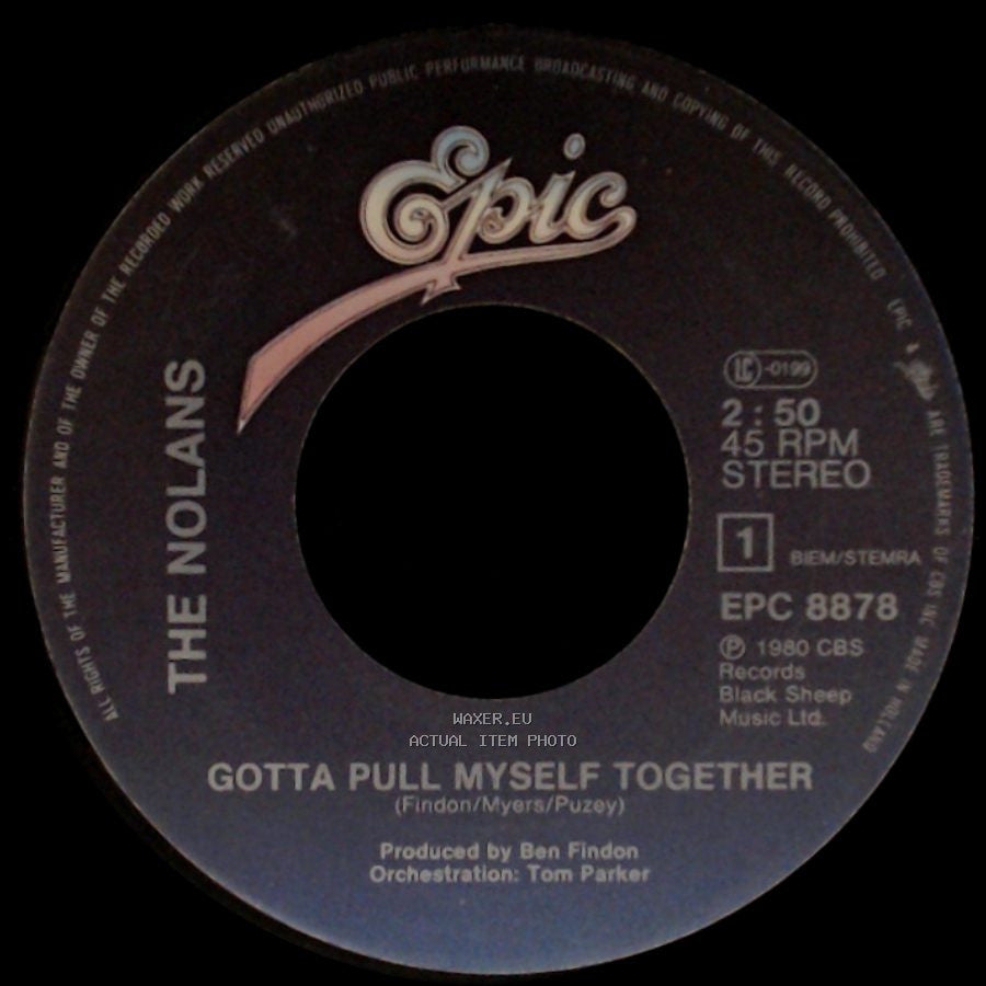 The Nolans - Gotta Pull Myself Together / Directions Of Love side A