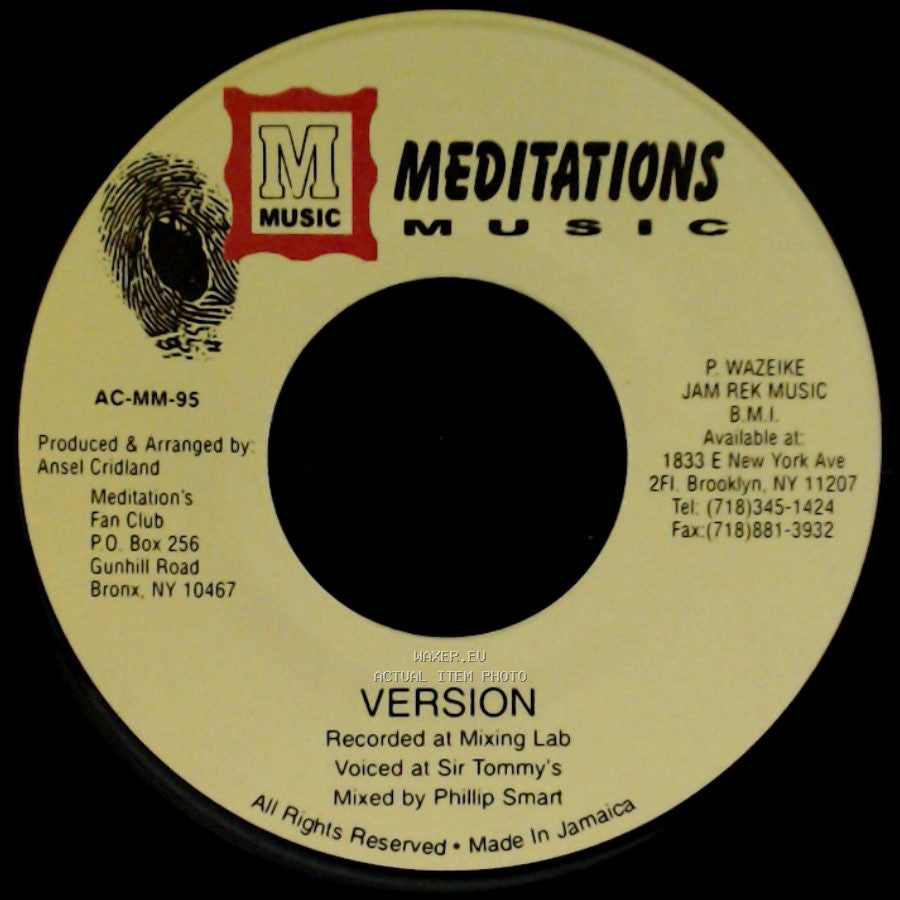 Frankie Paul - Bad On The Corner / Version side B