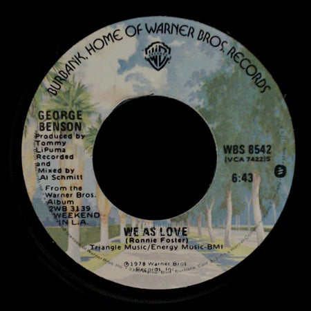 George Benson - We As Love / On Broadway side A