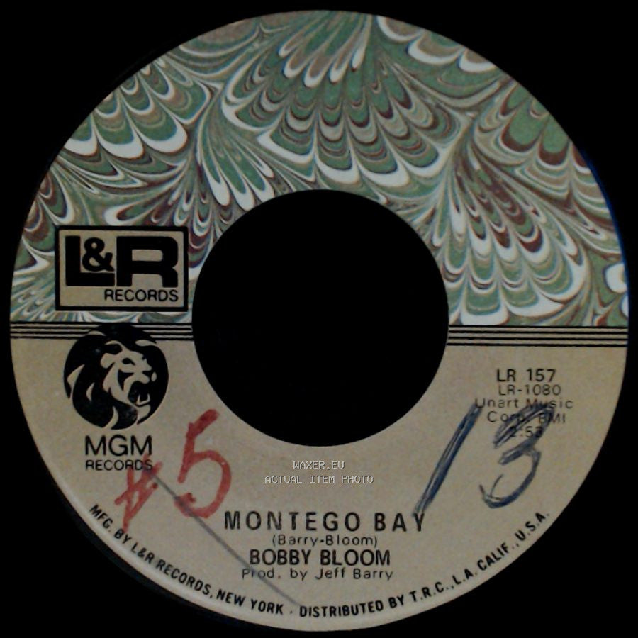 Bobby Bloom - Try A Little Harder / Montego Bay side B