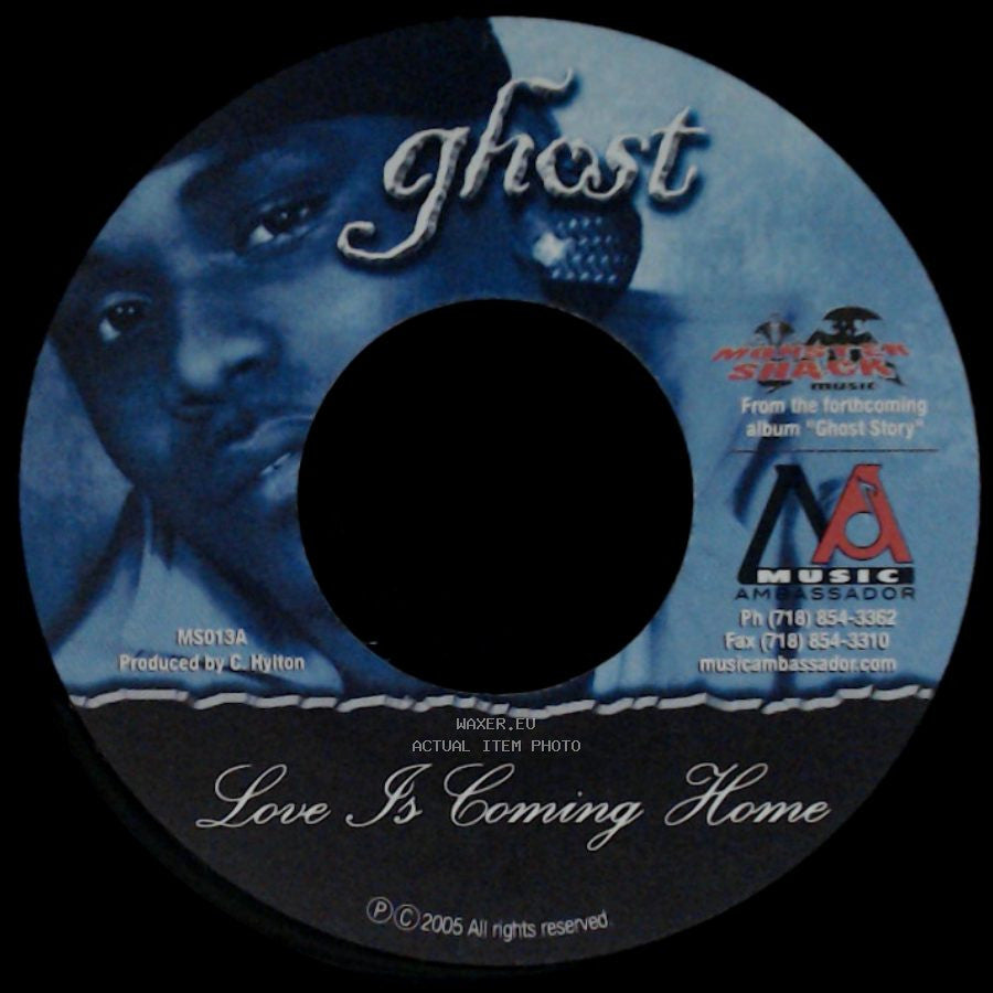 Ghost - Love Is Coming Home (Dub Vocal Mix) / Love Is Coming Home side B