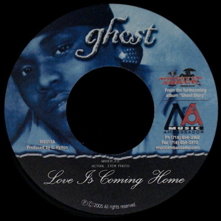 Ghost - Love Is Coming Home (Dub Vocal Mix) / Love Is Coming Home side B