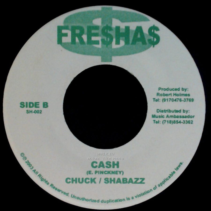 Lucadee / Chuck / Shabazz - She's Like Fire / Cash side B