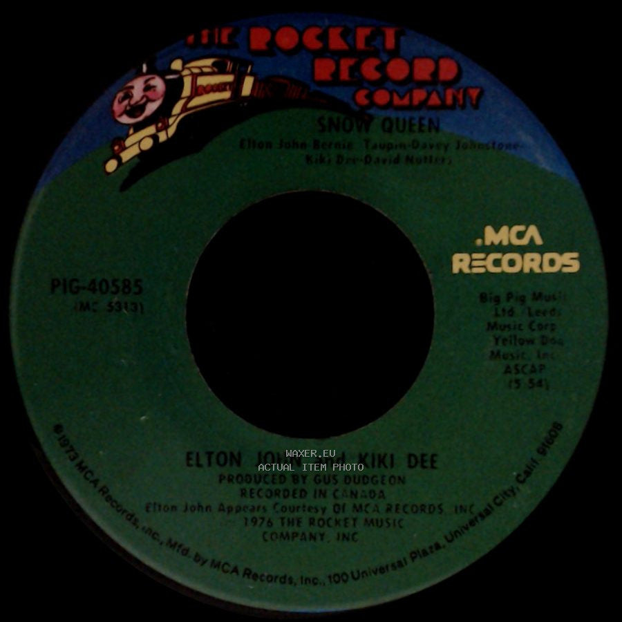 Elton John And Kiki Dee - Snow Queen / Don't Go Breaking My Heart side A