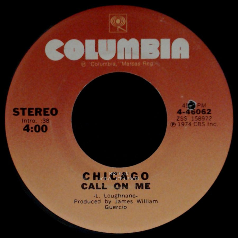 Chicago - Call On Me / Prelude To Aire side A