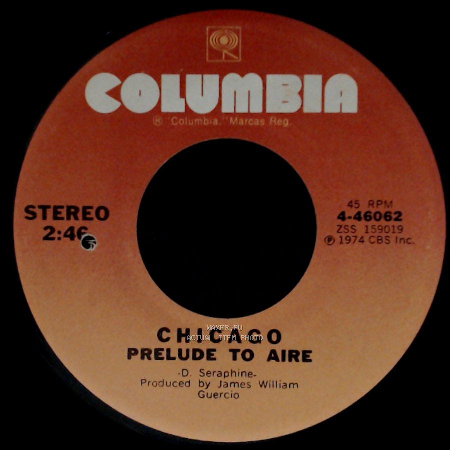 Chicago - Call On Me / Prelude To Aire side B