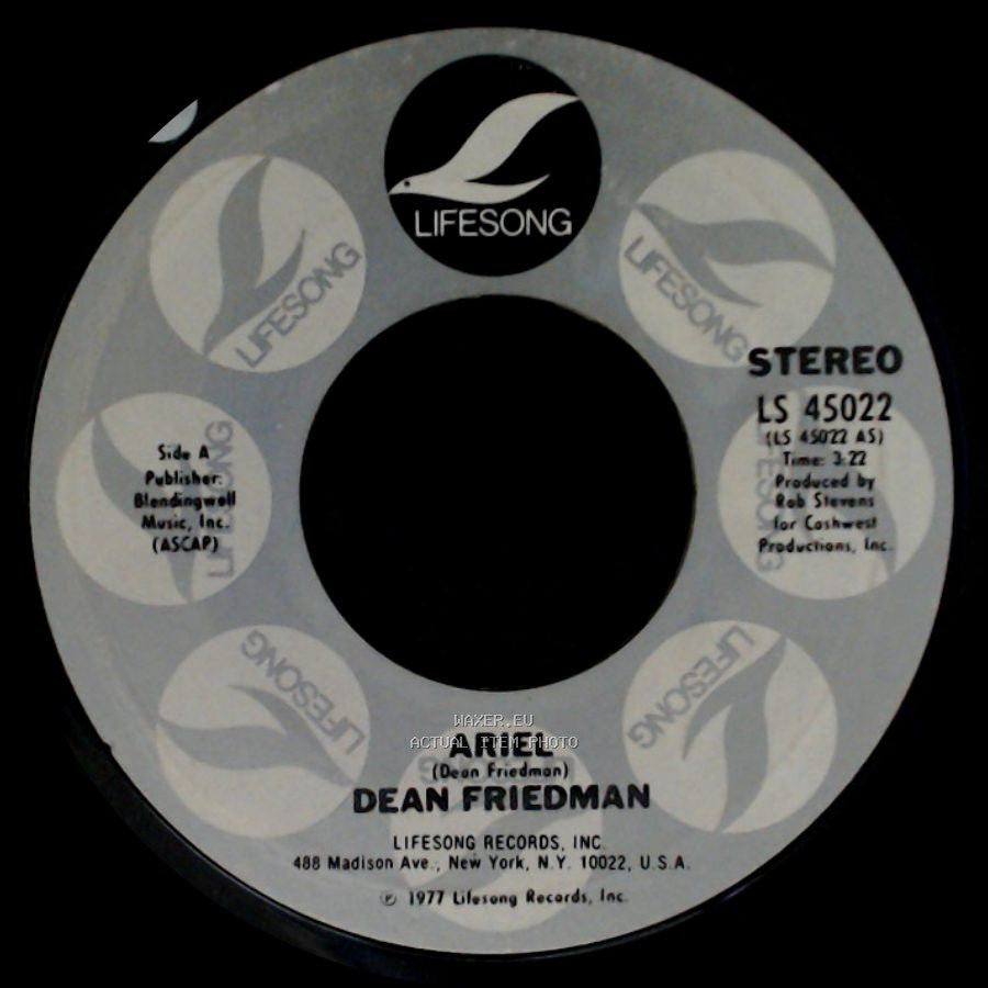Dean Friedman - Ariel / Funny Papers side A