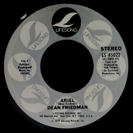 Dean Friedman - Ariel / Funny Papers side A