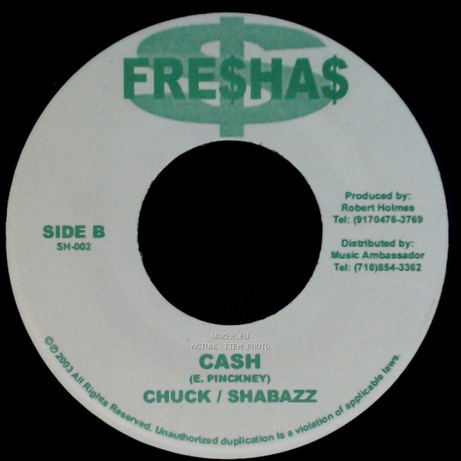Lucadee / Chuck / Shabazz - She's Like Fire / Cash side B