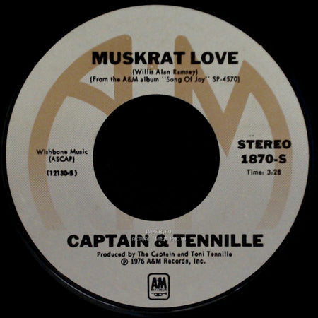Captain & Tennille - Muskrat Love / Honey Come Love Me side A