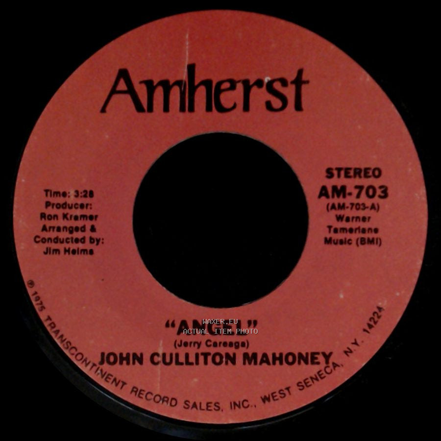 John Culliton Mahoney - Angel / A Fool Like You side A