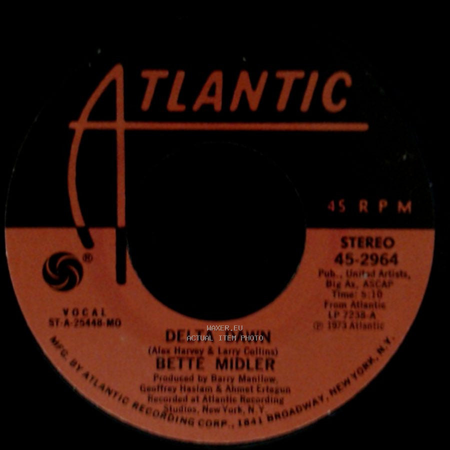 Bette Midler - Boogie Woogie Bugle Boy / Delta Dawn side B