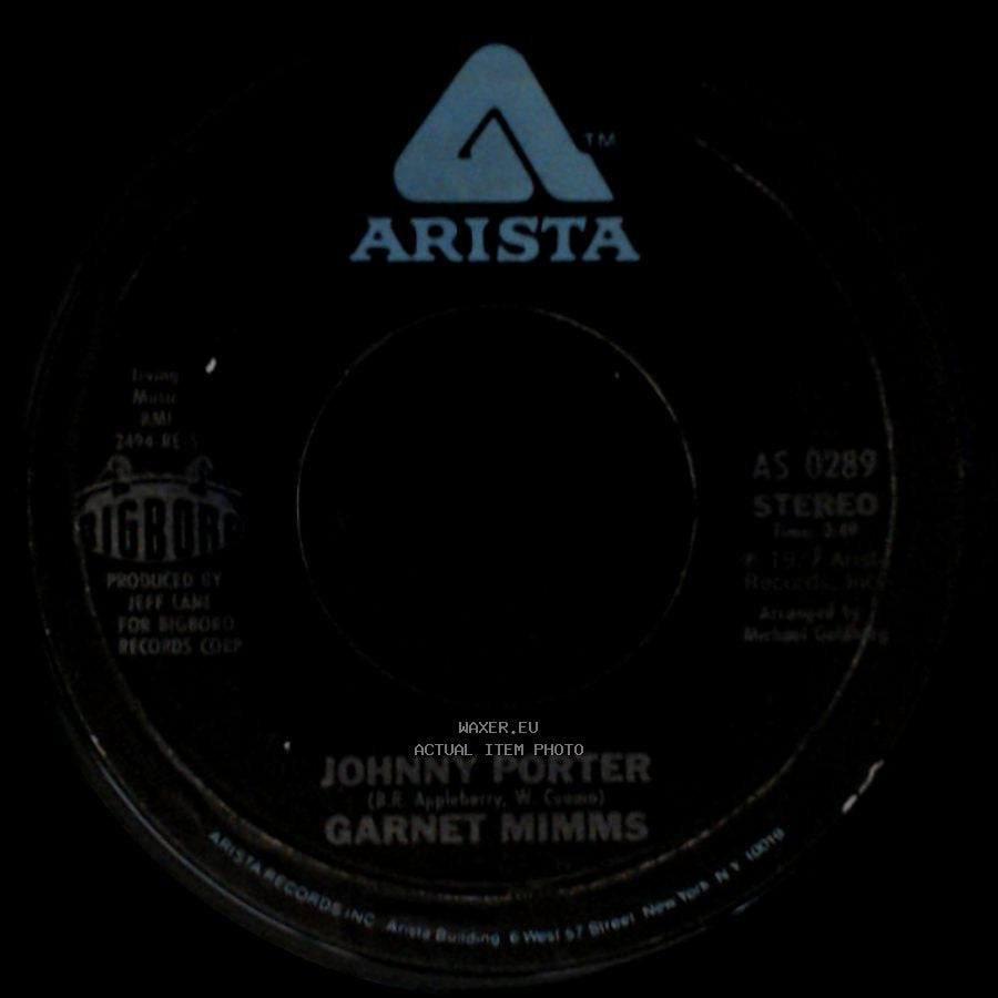 Garnet Mimms - Johnny Porter / Tail Snatcher side A