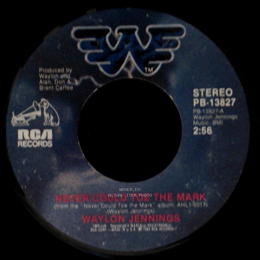 Waylon Jennings - Never Could Toe The Mark / Talk Good Boogie side A