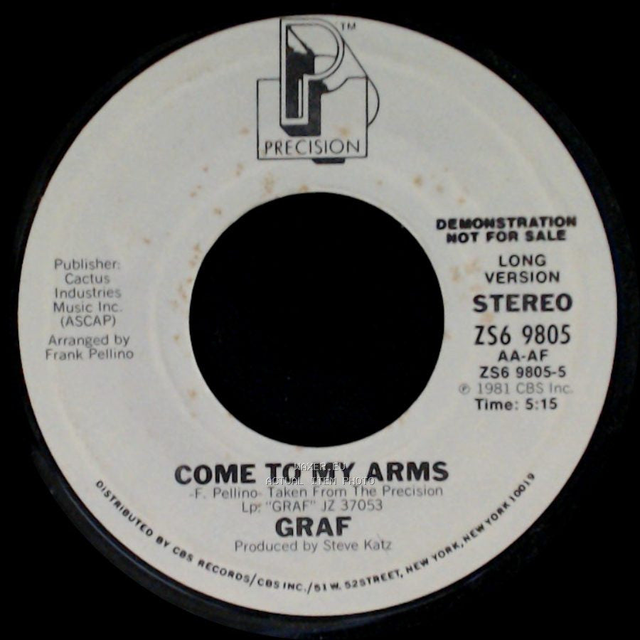 Graf - Come To My Arms / Come To My Arms side B
