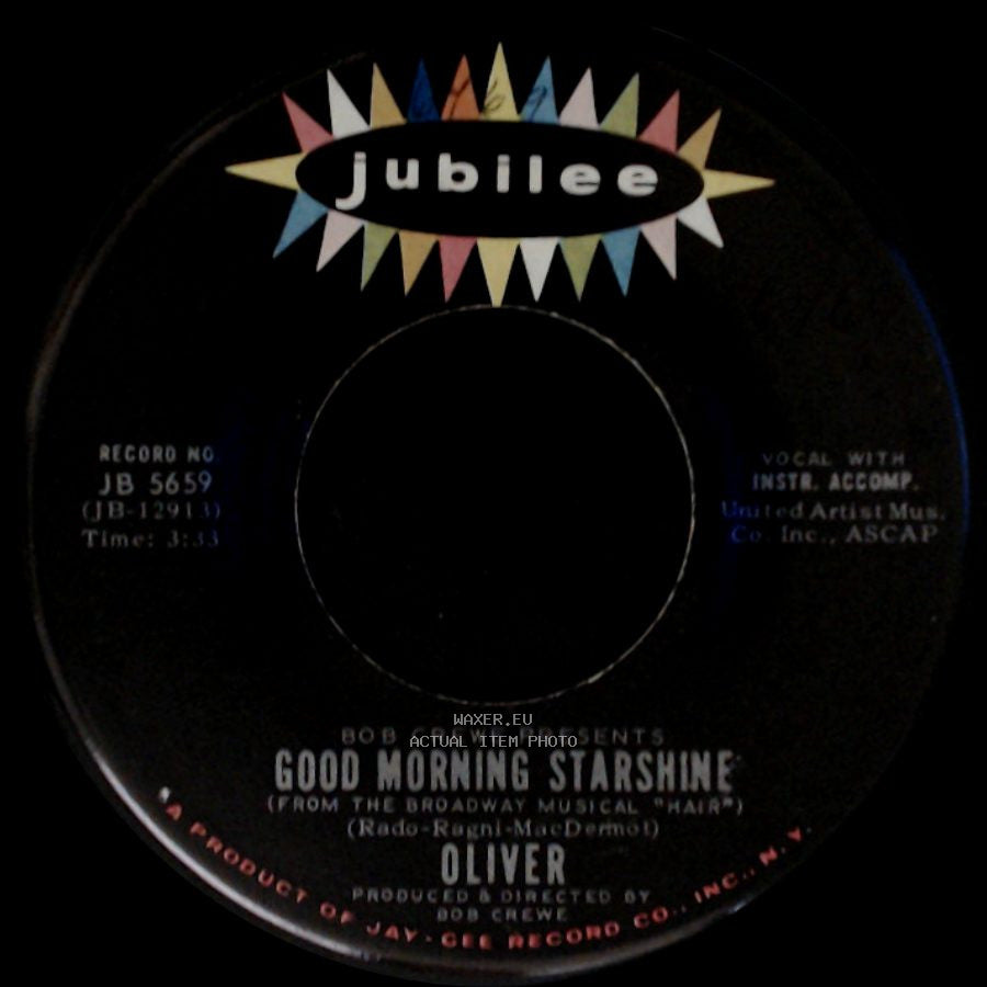 Oliver - Good Morning Starshine / Can't You See side A