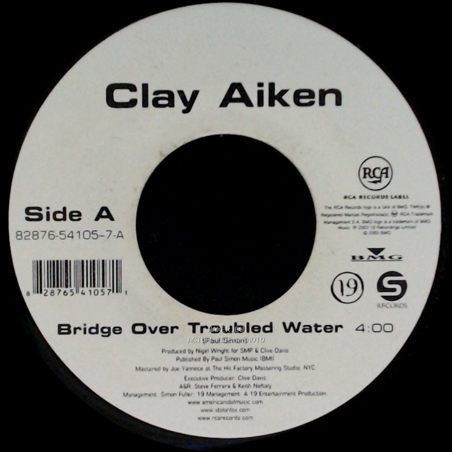 Clay Aiken - Bridge Over Troubled Water / This Is The Night side A