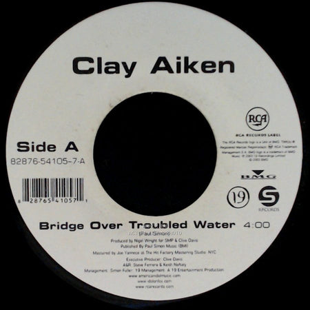 Clay Aiken - Bridge Over Troubled Water / This Is The Night side A