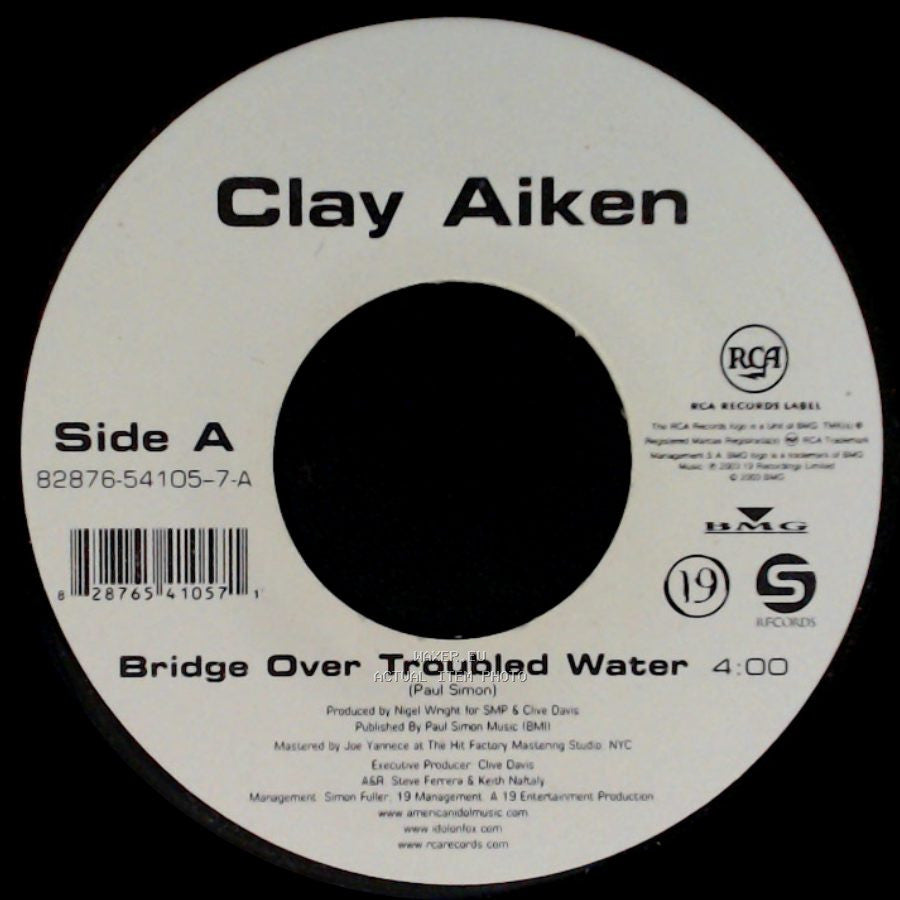 Clay Aiken - Bridge Over Troubled Water / This Is The Night side A