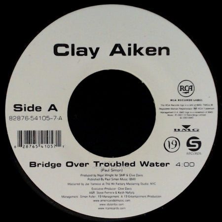 Clay Aiken - Bridge Over Troubled Water / This Is The Night side A