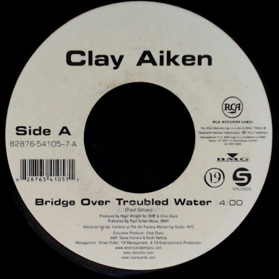 Clay Aiken - Bridge Over Troubled Water / This Is The Night side A