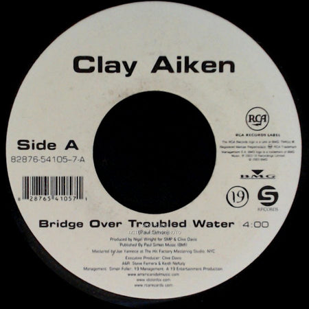 Clay Aiken - Bridge Over Troubled Water / This Is The Night side A