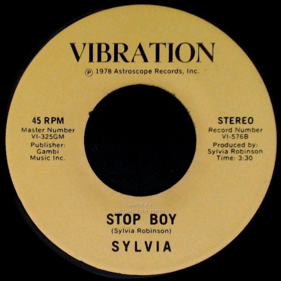 Sylvia - Automatic Lover / Stop Boy side B