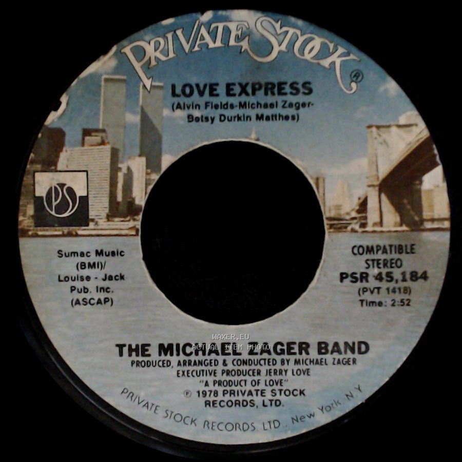 The Michael Zager Band - Love Express / Let's All Chant side A