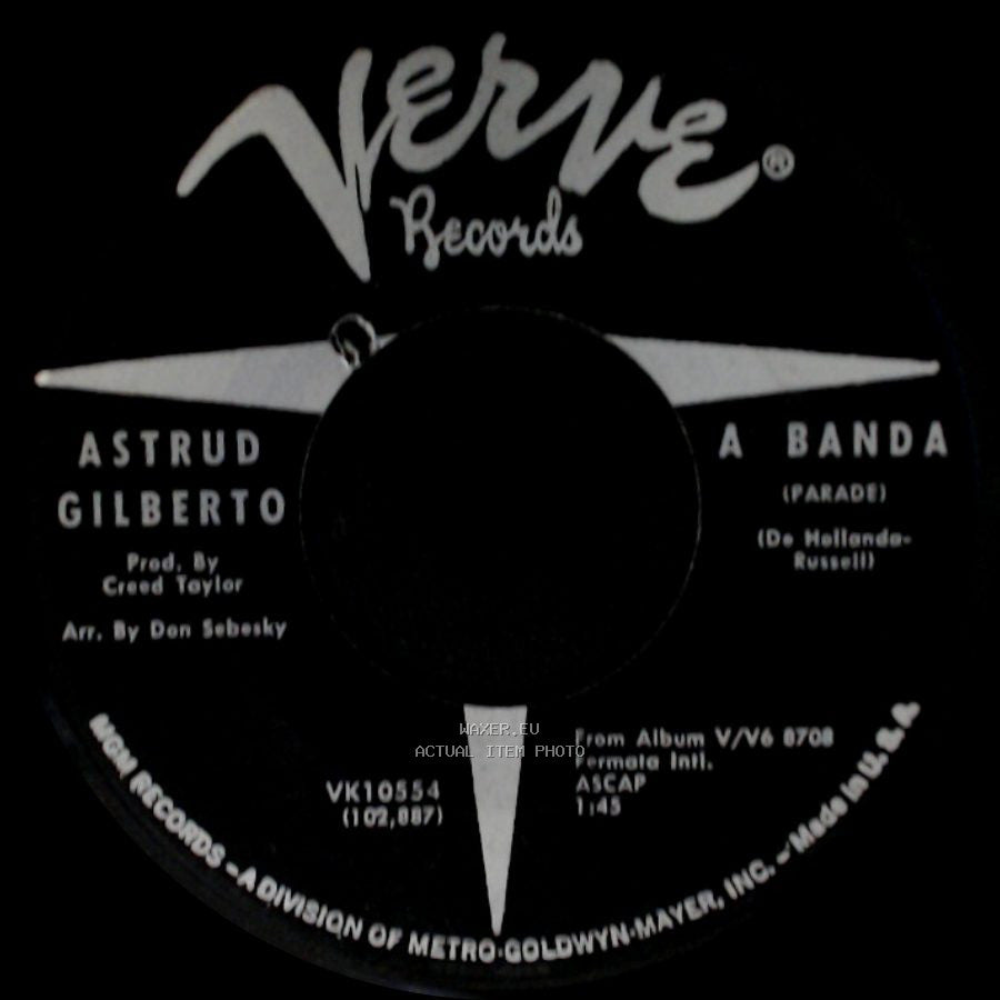 Astrud Gilberto - You Didn't Have To Be So Nice / A Banda side B