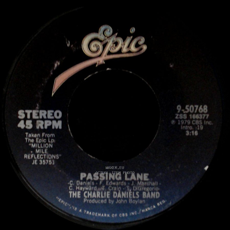 The Charlie Daniels Band - Passing Lane / Mississippi side A