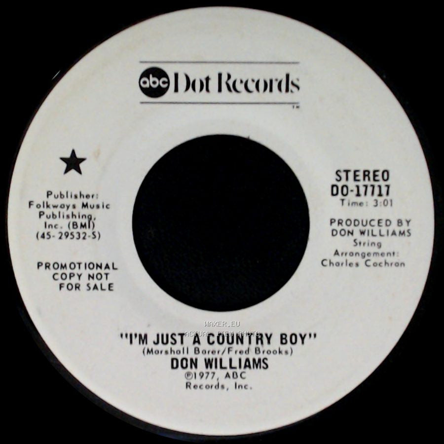 Don Williams - I'm Just A Country Boy / I'm Just A Country Boy side A