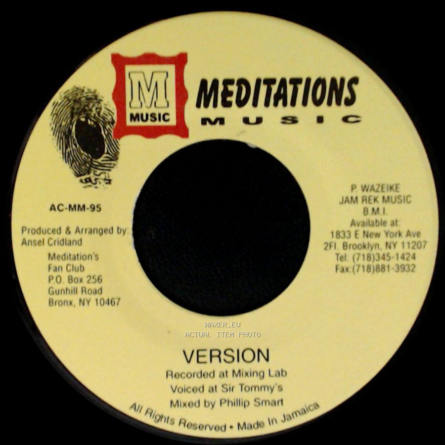 Frankie Paul - Bad On The Corner / Version side B