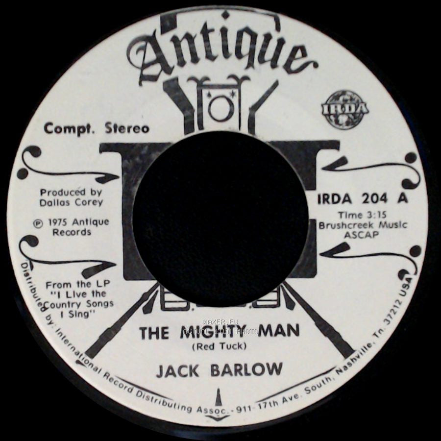 Jack Barlow - The Mighty Man / I Don't Understand side A