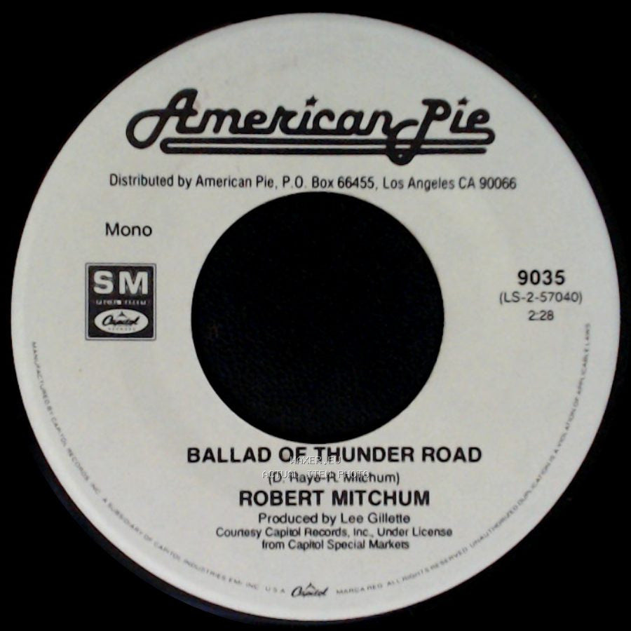 Joe South / Robert Mitchum - Games People Play / Ballad Of Thunder Road side B