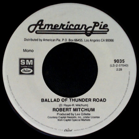 Joe South / Robert Mitchum - Games People Play / Ballad Of Thunder Road side B