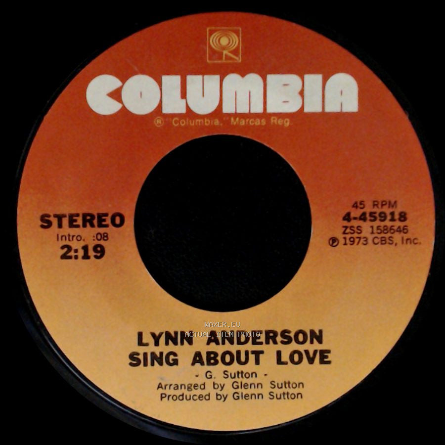 Lynn Anderson - Fickle Fortune / Sing About Love side B