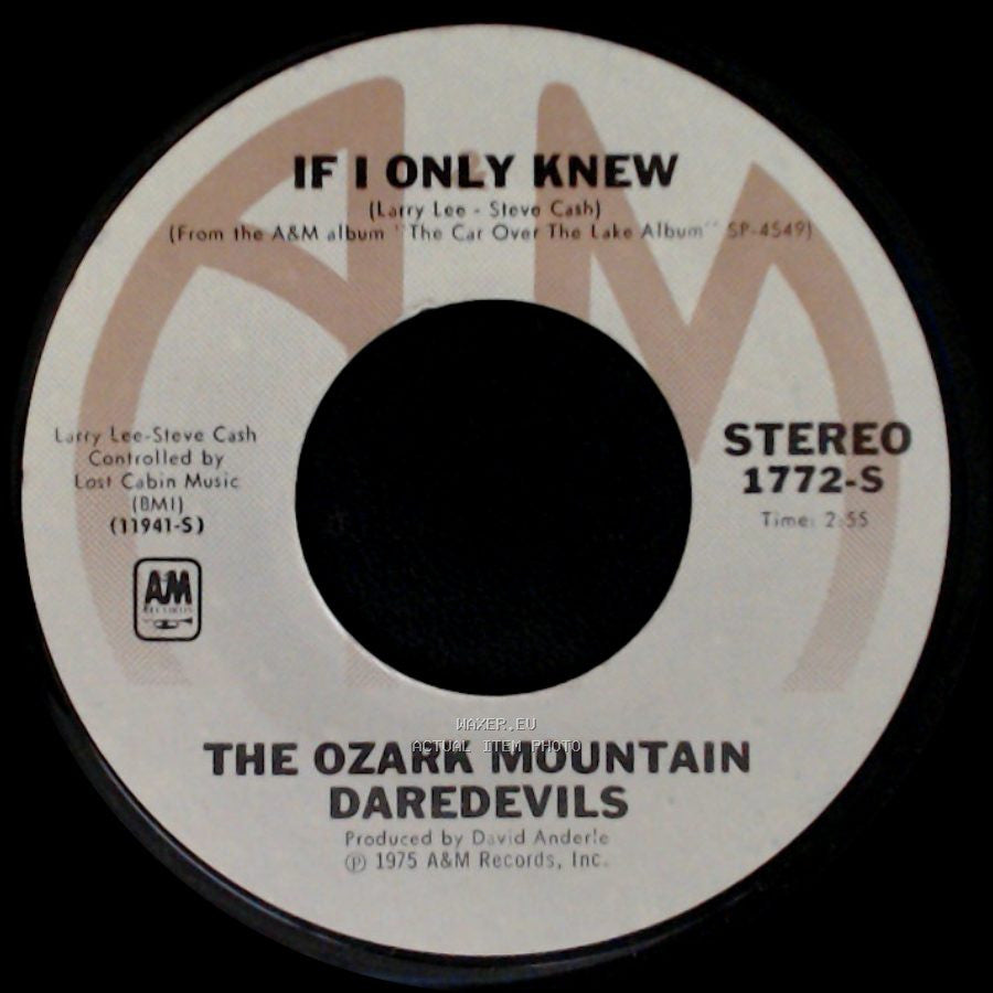 The Ozark Mountain Daredevils - If I Only Knew / Dreams side A