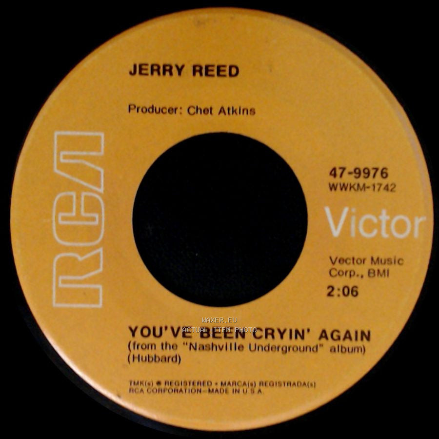 Jerry Reed - When You're Hot, You're Hot / You've Been Cryin' Again side B