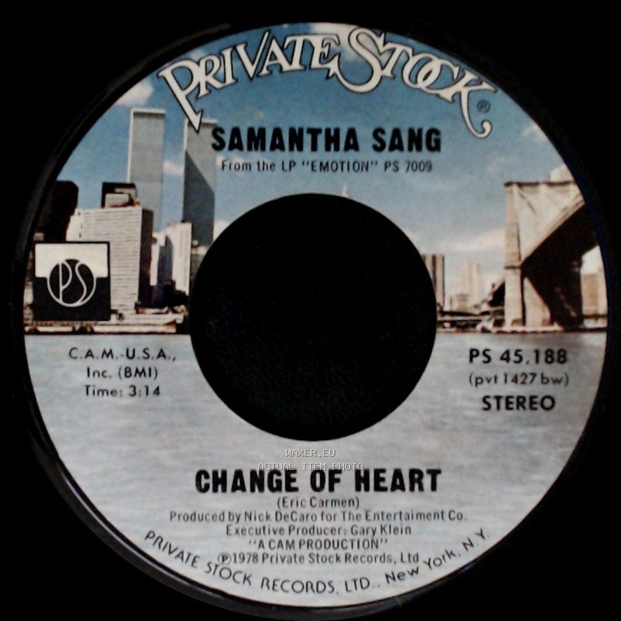 Samantha Sang - You Keep Me Dancing / Change Of Heart side B